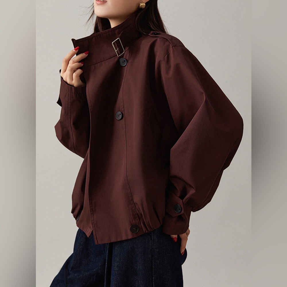 Commense Vintage Loose Trench Coat - Picture 7 of 14